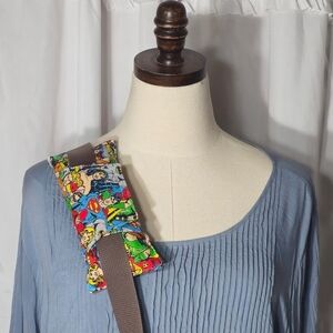 Handmade Marvel Superheroes Seat Belt Cover, Cancer Patinet's Chemo Port Pillow